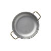 Plat de service rond inox chromé - Ø 20 - Vintage