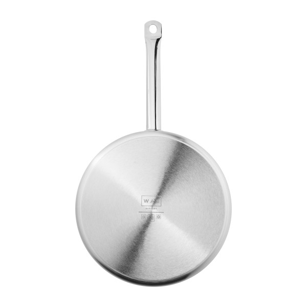 Casserole plate acier chrome-nickel Ø 24 cm – Contenance 4,5 L