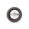 Moulin à sel en bois noir mat vernis - 11 cm