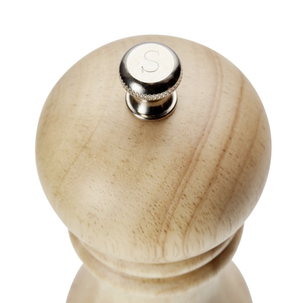 Moulin à sel en bois mat vernis - 11 cm
