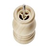 Moulin à sel en bois mat vernis - 11 cm