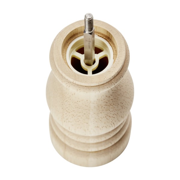 Moulin à sel en bois mat non traité - 15 cm