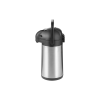 Pichet isotherme à pompe en acier chrome-nickel - 2,2 L - Hauteur 35 cm