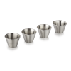 Pot à sauce en acier chrome-nickel - 80 ml (lot de 4)