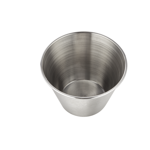 Pot à sauce en acier chrome-nickel - 80 ml (lot de 4)