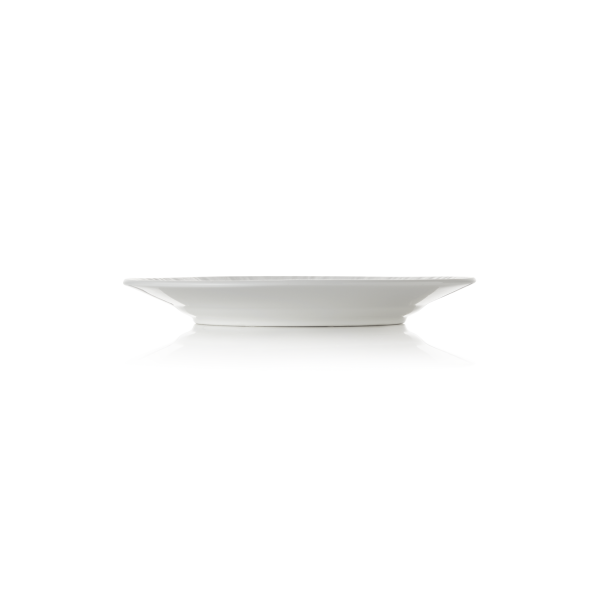 Assiette plate en porcelaine Ø 16,5 cm - Série Shiro (lot de 6)