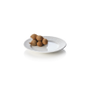 Assiette plate en porcelaine Ø 16,5 cm - Série Shiro (lot de 6)