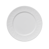 Assiette plate en porcelaine Ø 22 cm - Série Shiro (lot de 4)