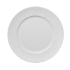 Assiette plate en porcelaine Ø 27 cm - Série Shiro (lot de 2)