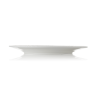 Assiette plate en porcelaine Ø 27 cm - Série Shiro (lot de 2)
