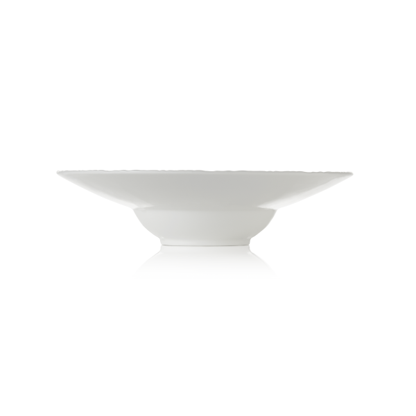 Assiette à pâtes en porcelaine Ø 24 cm - Série Shiro (lot de 3)