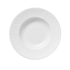 Assiette creuse en porcelaine Ø 23,5 cm - Série Shiro (lot de 3)