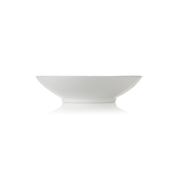Assiette creuse en porcelaine - Ø 19 cm - 500 ml - Série Shiro (lot de 4)