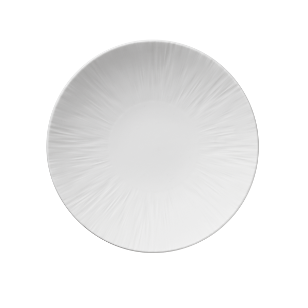 Assiette creuse en porcelaine - Ø 22,5 cm - 750 ml - Série Shiro (lot de 3)