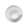Tasse à espresso - 80 ml - Avec soucoupe - Série Shiro (lot de 4)