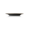 Assiette plate en porcelaine - Ø 22 cm - Série Kuro (lot de 4)