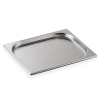 Bac gastro en acier chrome-nickel - GN 1/2 - Profondeur 20 mm (lot de 6)
