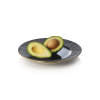 Assiette plate en porcelaine - Ø 27 cm - Série Kuro (lot de 2)