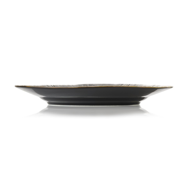 Assiette plate en porcelaine - Ø 30 cm - Série Kuro (lot de 2)