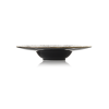 Assiette à pâtes en porcelaine - Ø 24 cm - Série Kuro (lot de 3)