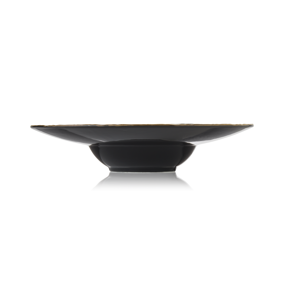 Assiette à pâtes en porcelaine Ø 27,5 cm - Série Kuro (lot de 2)