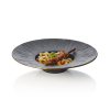 Assiette à pâtes en porcelaine Ø 27,5 cm - Série Kuro (lot de 2)