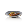Assiette creuse en porcelaine Ø 23,5 cm - Série Kuro (lot de 3)