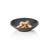 Assiette creuse en porcelaine Ø 19 cm - Série Kuro (lot de 4)