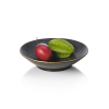 Assiette creuse en porcelaine Ø 22,5 cm - Série Kuro (lot de 3)