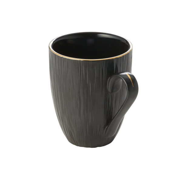 Mug en porcelaine - 330 ml - Série Kuro (lot de 4)