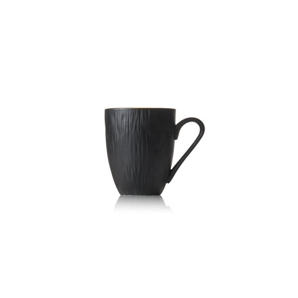 Mug en porcelaine - 330 ml - Série Kuro (lot de 4)