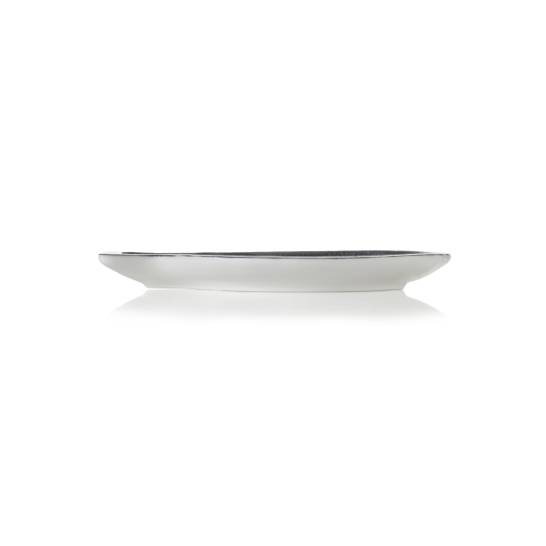 Assiette à poisson en porcelaine - 21 x 16 x 2 cm (lot de 6)