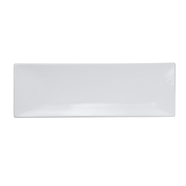 Assiette à sushi en porcelaine - 26,5 x 9 x 2 cm (lot de 6)