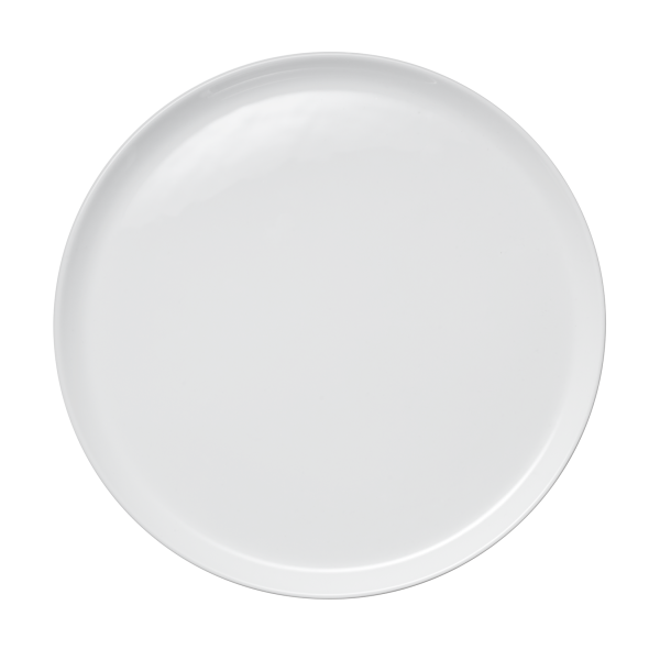 Assiette à pizza en porcelaine Ø 34 cm (lot de 2)