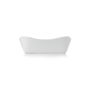 Saladier rectangulaire en porcelaine - 20 x 14 x 6,5 cm