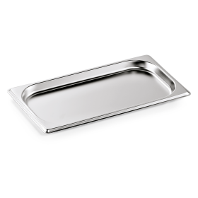 Bac gastro en acier chrome-nickel - GN 1/3 - Profondeur 20 mm (lot de 6)
