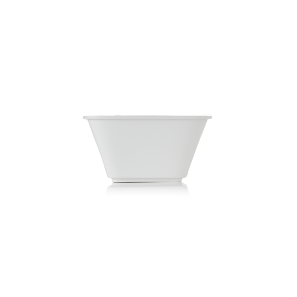 Ravier carré en porcelaine - 400 ml (lot de 3)