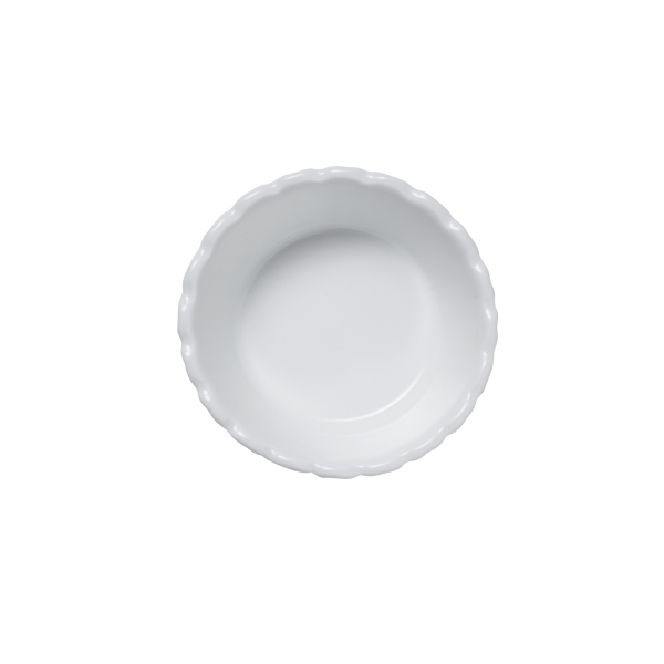 Mini-bol en porcelaine bords cannelés - 40 ml (lot de 6)
