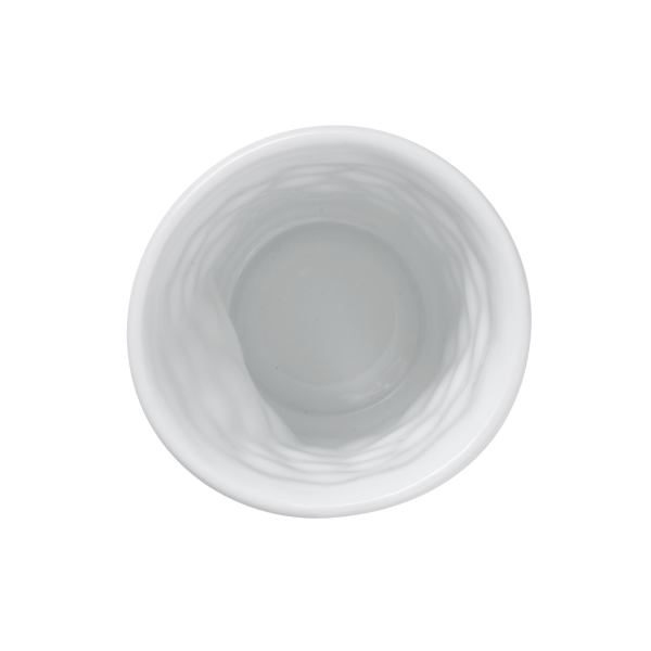 Gobelet froissé en porcelaine - 200 ml (lot de 4)