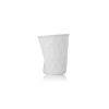 Gobelet froissé en porcelaine - 200 ml (lot de 4)