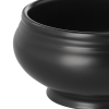 Bol à soupe en porcelaine noire mate Ø 12,5 cm - 500 ml
