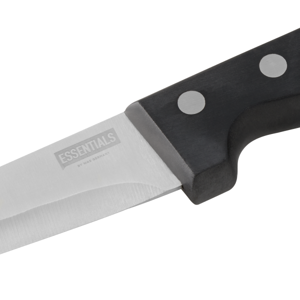 Couteau à steak acier chromé 13/0 - Manche POM - Lame 12 cm (lot de 6)