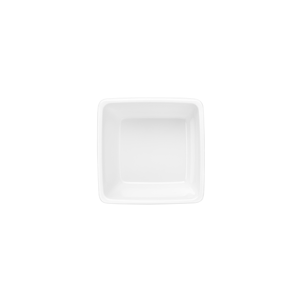 Bol carré en mélamine blanche - 9 x 9 cm - 150 ml