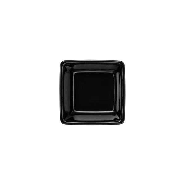 Bol carré en mélamine noire - 9 x 9 cm - 150 ml