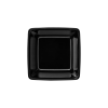 Saladier carré en mélamine noire - 19 x 19 cm - 2 L