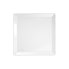 Plateau de service carré en mélamine blanche - 51 x 51 cm