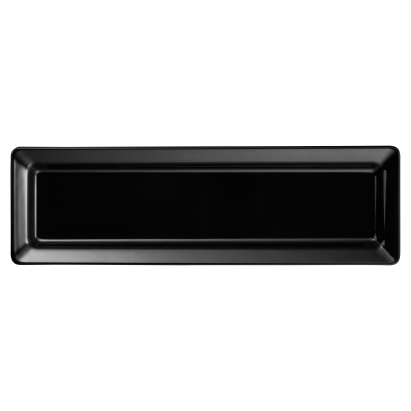 Plateau de service en mélamine noire - GN 2/4