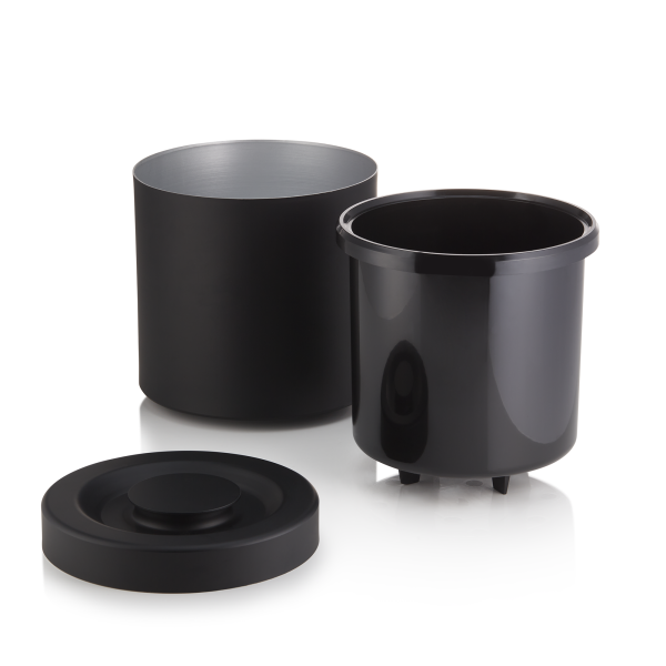 Boîte à glace en aluminium - 3 L - Noire