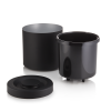 Boîte à glace en aluminium - 3 L - Noire