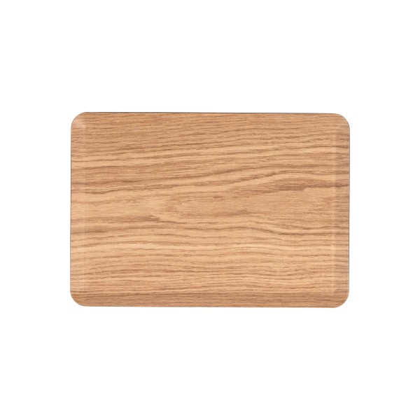 Plateau antidérapant en papier renforcé de mélamine - 28 x 19,5 x 1,5 cm